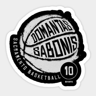 Domantas Sabonis Sacramento Basketball Sticker